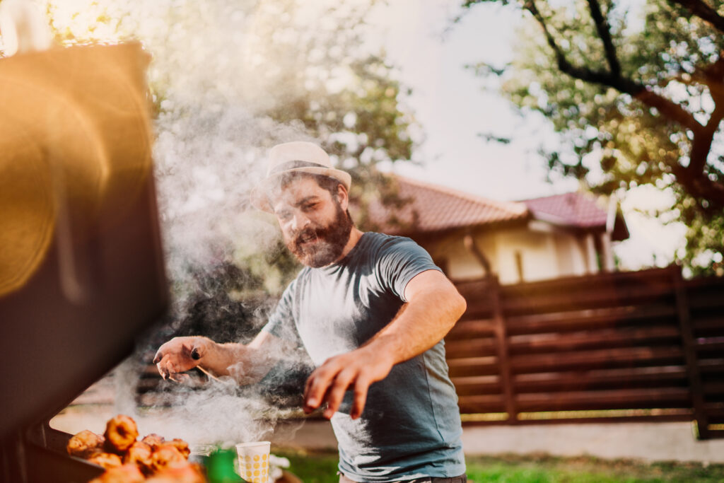 portrait of man hand cooking barbeque and grilled 2024 09 17 02 53 27 utc